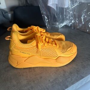 Puma Yellow Athletic Shoes with Chunky Sole